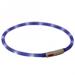 Alternative view of Trixie Flash Leuchtring USB aus Silikon - royalblau