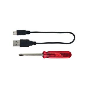 Alternative view of Trixie Flash Leuchtring USB Orange - M-L
