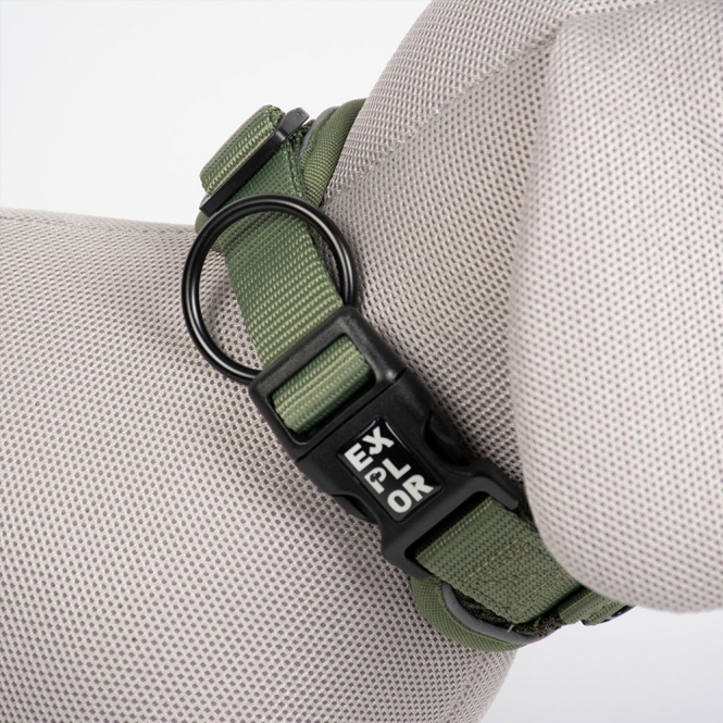Duvoplus EXPLOR Ultimate Fit Comfy Halsband Classic - Undercover Green - S - 34-38cm – Bild 5