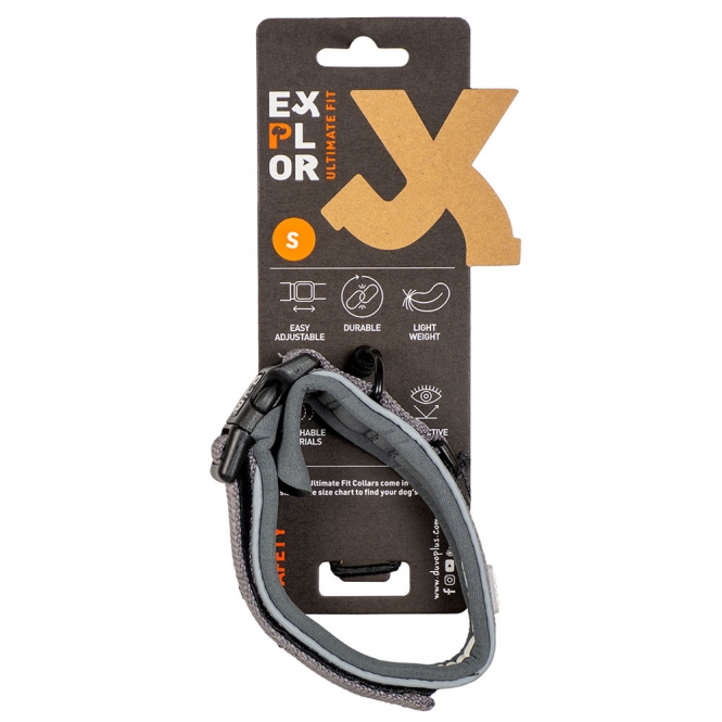 Duvoplus EXPLOR Ultimate Fit Comfy Halsband Safety - Silver Reflective - XL - 52-61cm – Bild 3