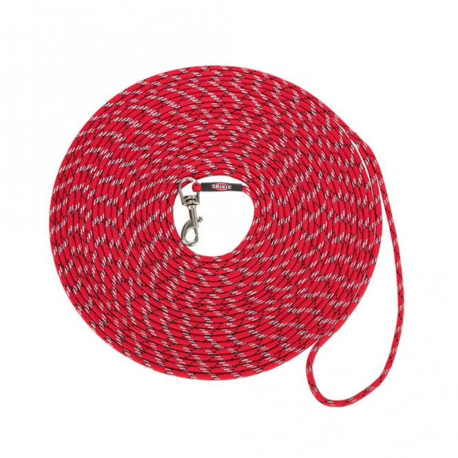 Trixie Junior Welpen-Schleppleine, rund - Rot / 8m, ø 4mm – Bild 4