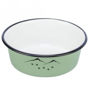 Alternative view of Trixie Napf aus Emaille/Edelstahl - ready for adventure - 0,9 l/ø 17 cm