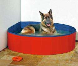 Karlie DOGGY POOL der Swimmingpool für Hunde - Rot-Blau - 120 cm – Bild 2