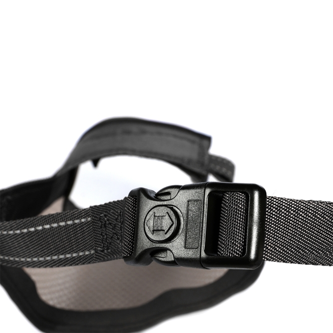 EBI Netz-Maulkorb - schwarz - XS - 12-28cm / Ø15-19cm – Bild 2