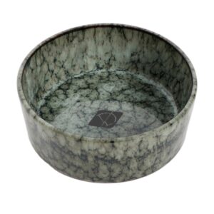 Alternative view of D&D Trendy Napf Jasper green marble - 13 cm