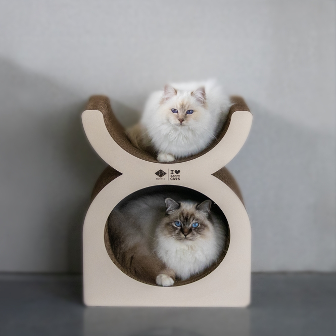 D&D Kratzplayground Faye dreiteilig - braun/beige – Bild 5
