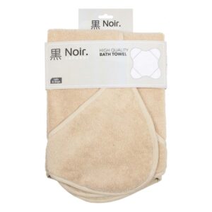 Alternative view of EBI Noir Japandi Badetuch - beige