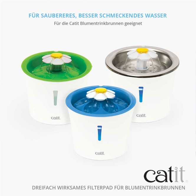 Catit Triple Action Filter rahmenlos - 6 Stück – Bild 3