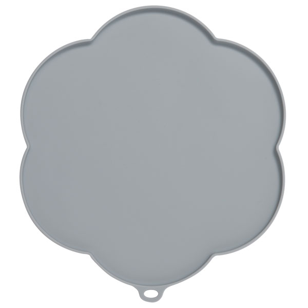 CATIT Silikonmatte Blume - 30 cm - Grau – Bild 2