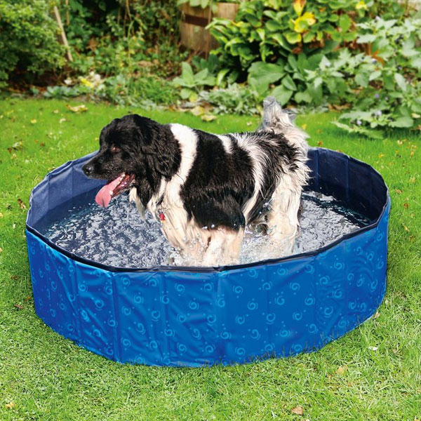 Karlie Flamingo DOGGY POOL Swimmingpool für Hunde - Blau gemustert - 120 cm – Bild 5