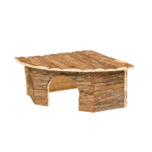 Alternative view of Duvoplus Eck-Kleintierhaus mit Rinde - 22 x 22 x 13cm