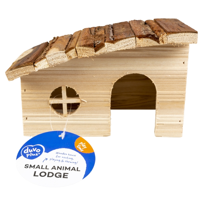 Duvoplus Kleintierhaus mit Schrägdach - 20 x 13 x 12cm – Bild 3