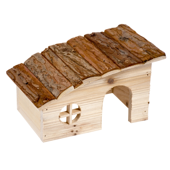 Duvoplus Kleintierhaus mit Schrägdach - 20 x 13 x 12cm