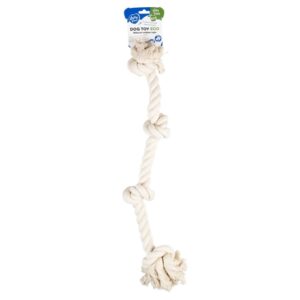 Alternative view of Duvoplus ECO Baumwollseil mit 4 Knoten - weiß