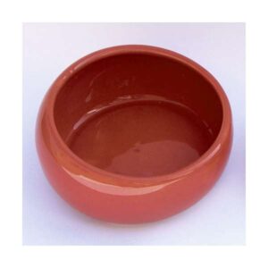 Alternative view of LIVING WORLD Ergonomischer Nagernapf groß terracotta
